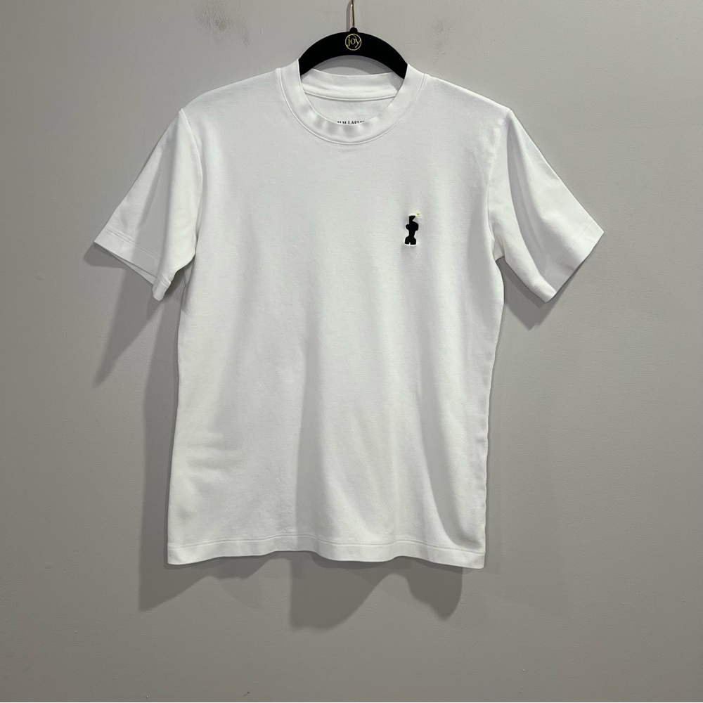 MM Lafleur White Short Sleeve Tee‎ with Black Logo